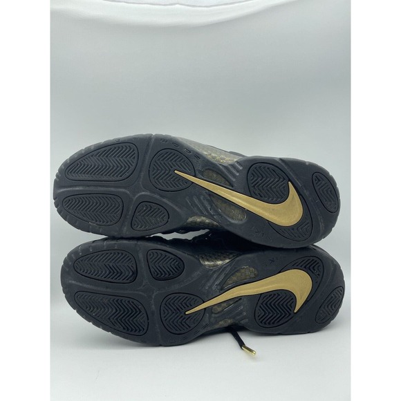 Nike Air Foamposite Pro Black Metallic Gold 2018 Size 12 624041-009 With OG Box main image 10